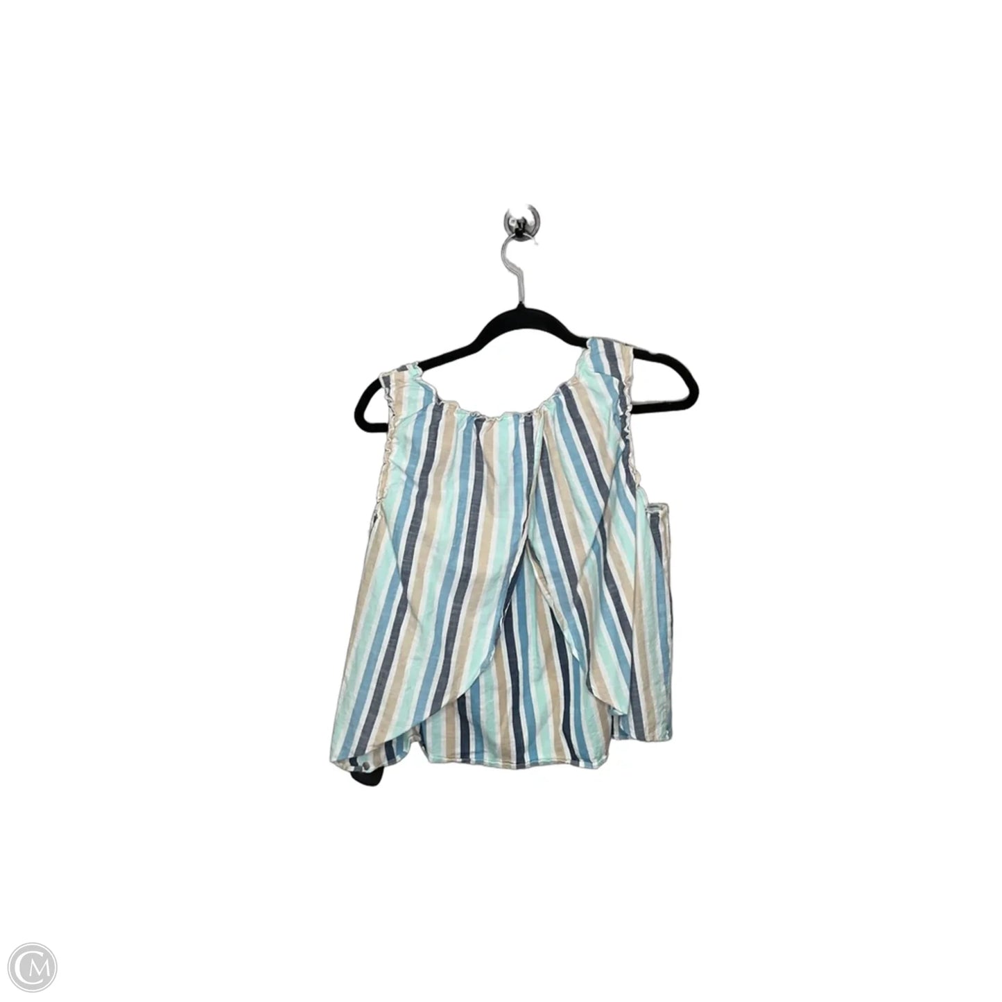 Top Sleeveless By Ana In Striped Pattern, Size: 2x