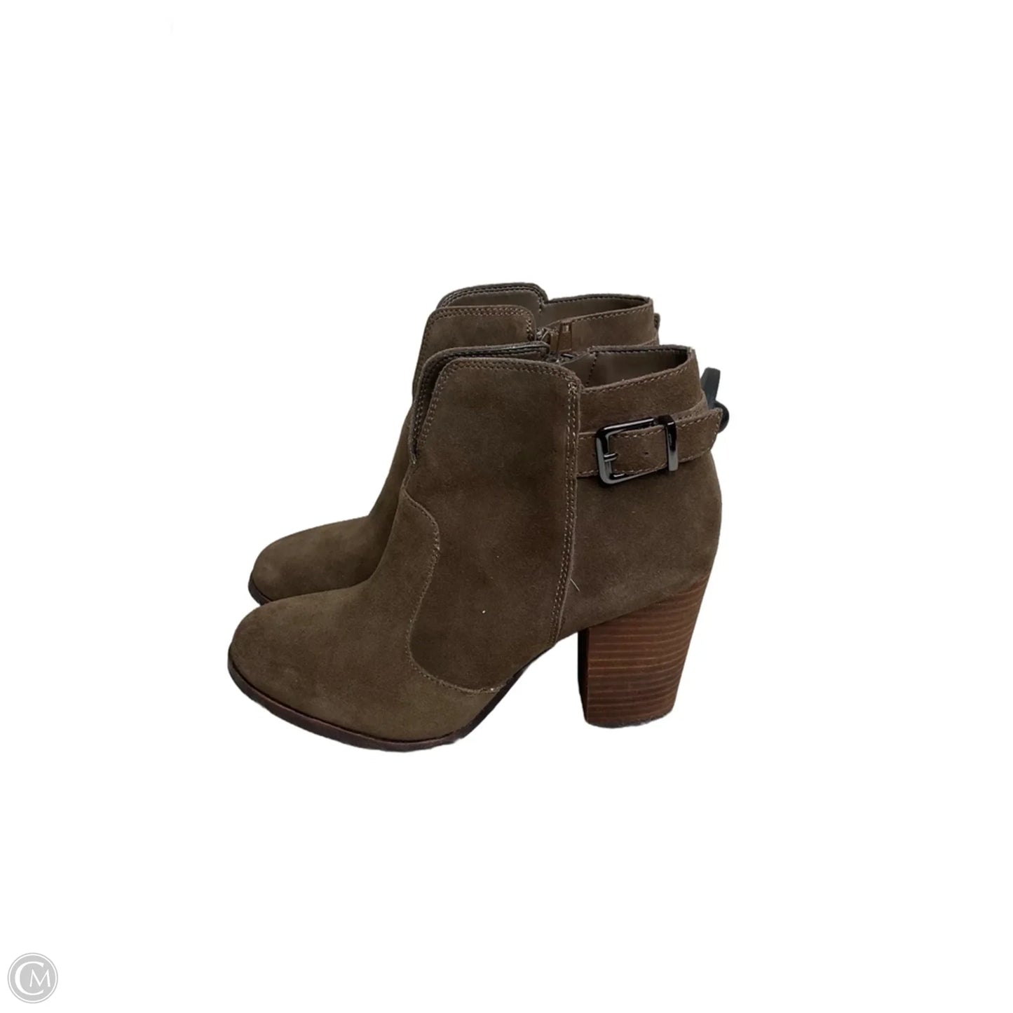 Boots Ankle Heels By Gianni Bini In Brown, Size: 7