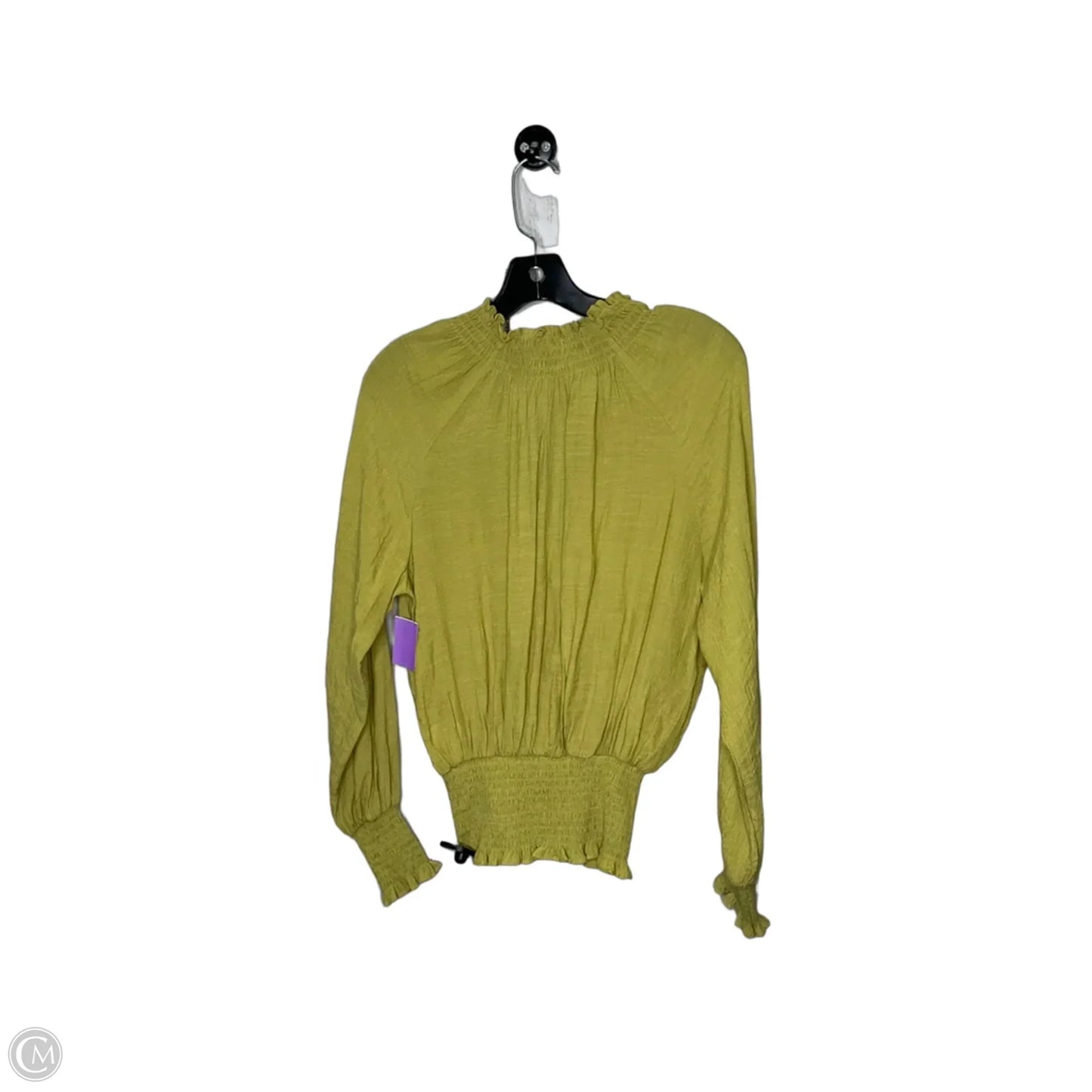 Blouse Long Sleeve By Anna Grace In Green, Size: S