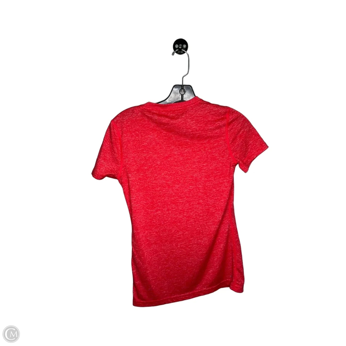 Athletic Top Short Sleeve By Adidas In Red, Size: Xs