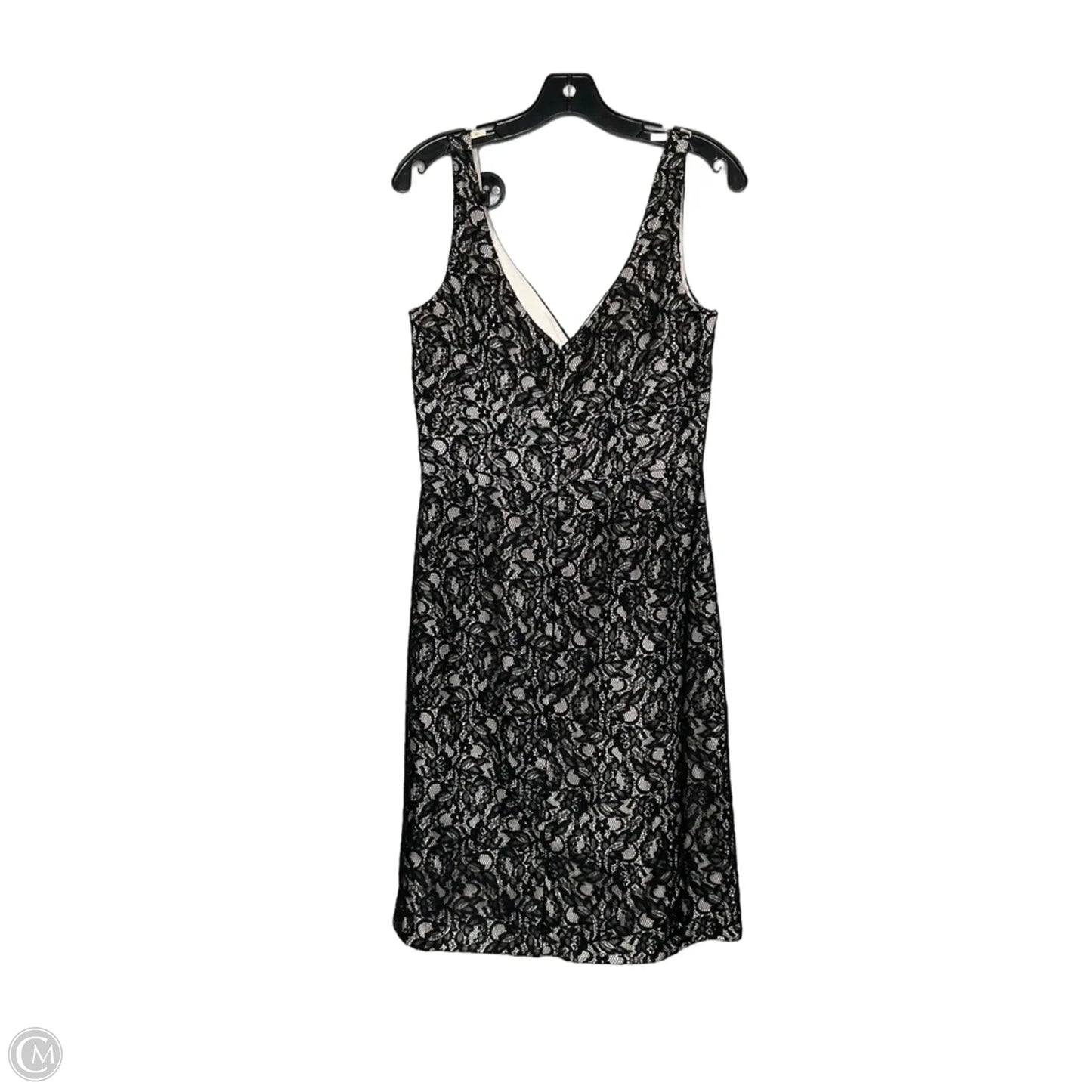 Dress Party Short By White House Black Market In Black & Cream, Size: 10