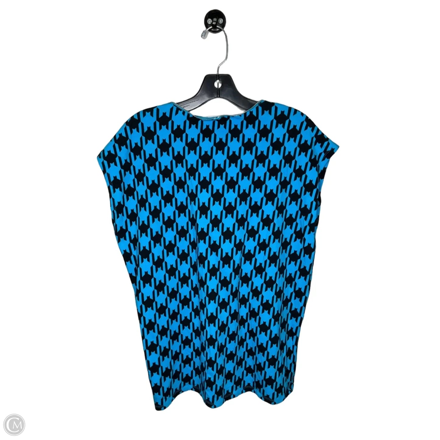 Top Sleeveless By Michael By Michael Kors In Black & Blue, Size: L