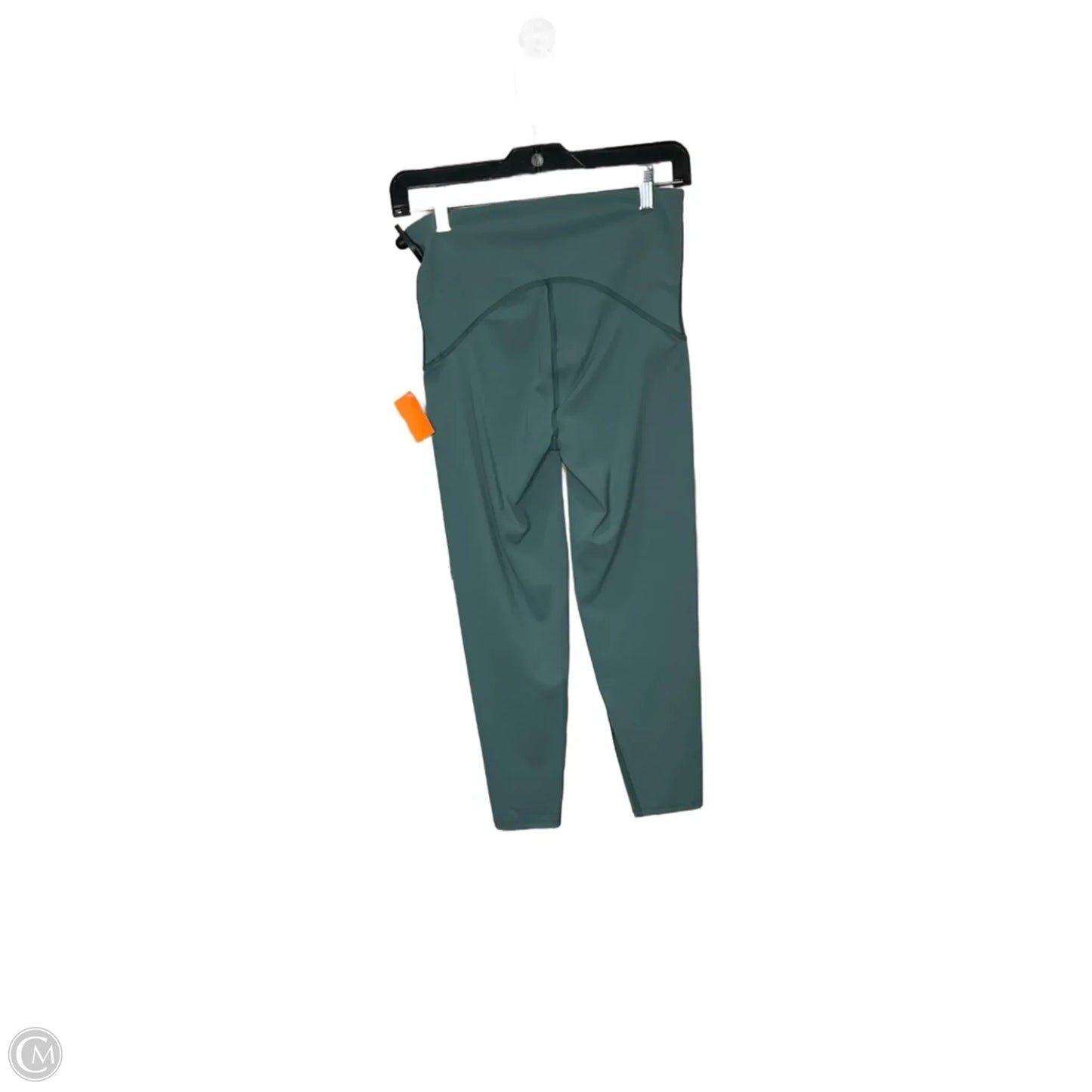 Athletic Leggings By Spanx In Green, Size: M