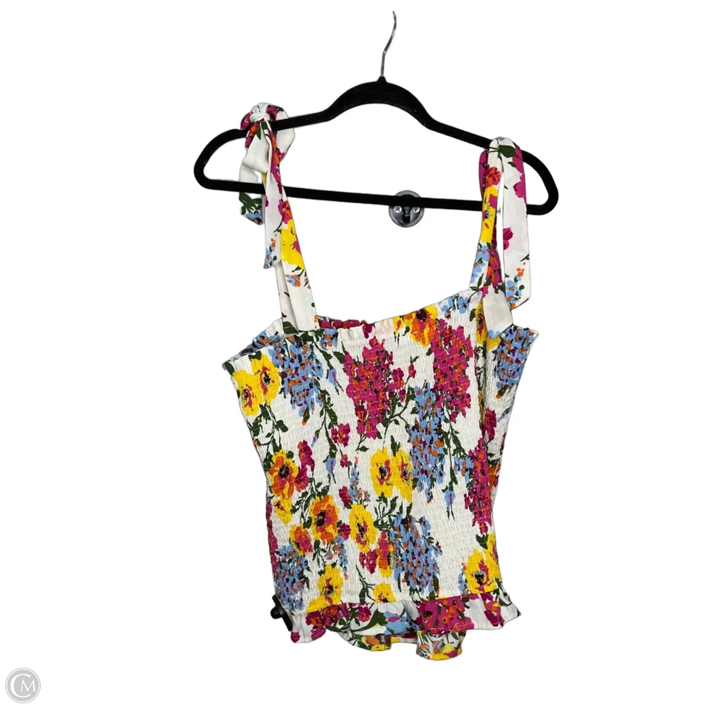 Top Sleeveless By Thml In Floral Print, Size: L