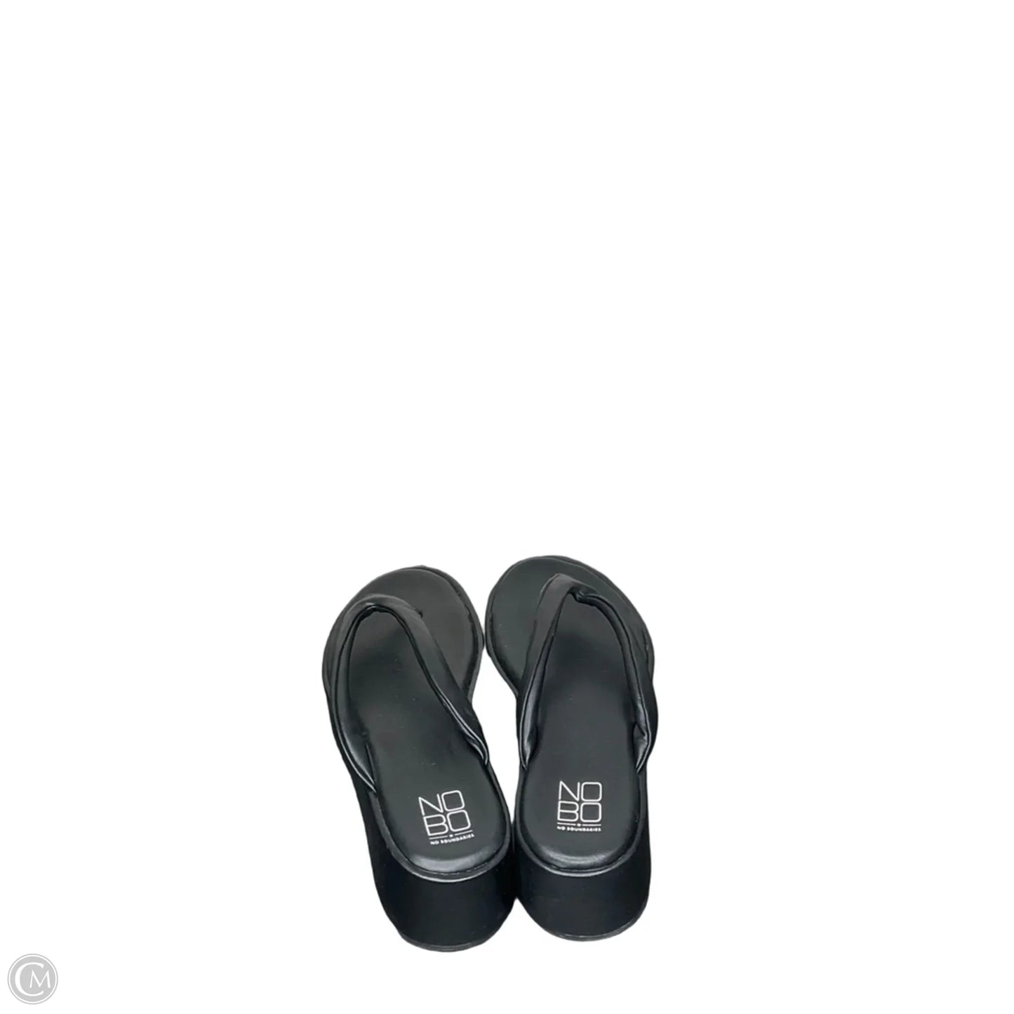 Sandals Flip Flops By No Boundaries In Black, Size: 8