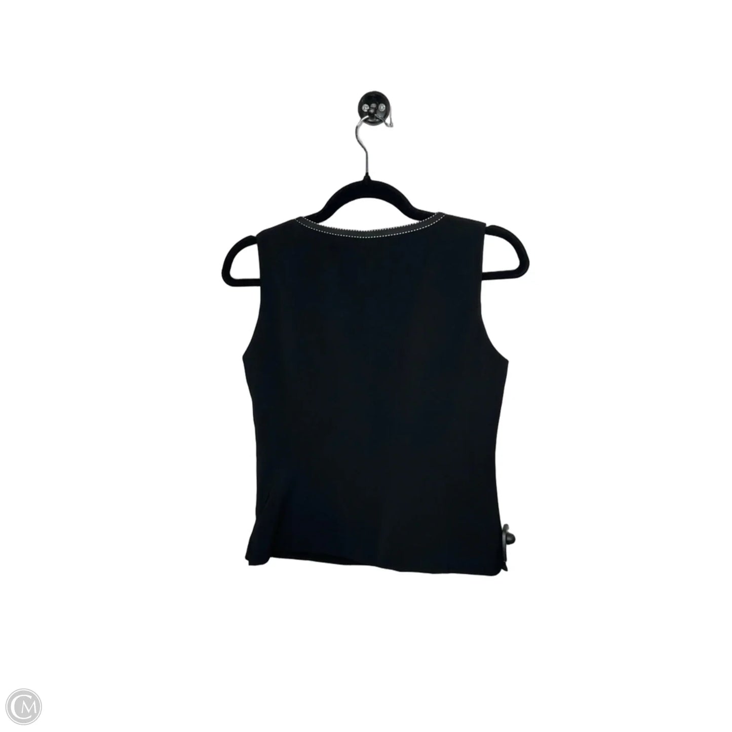 Top Sleeveless By Kasper In Black, Size: 2p