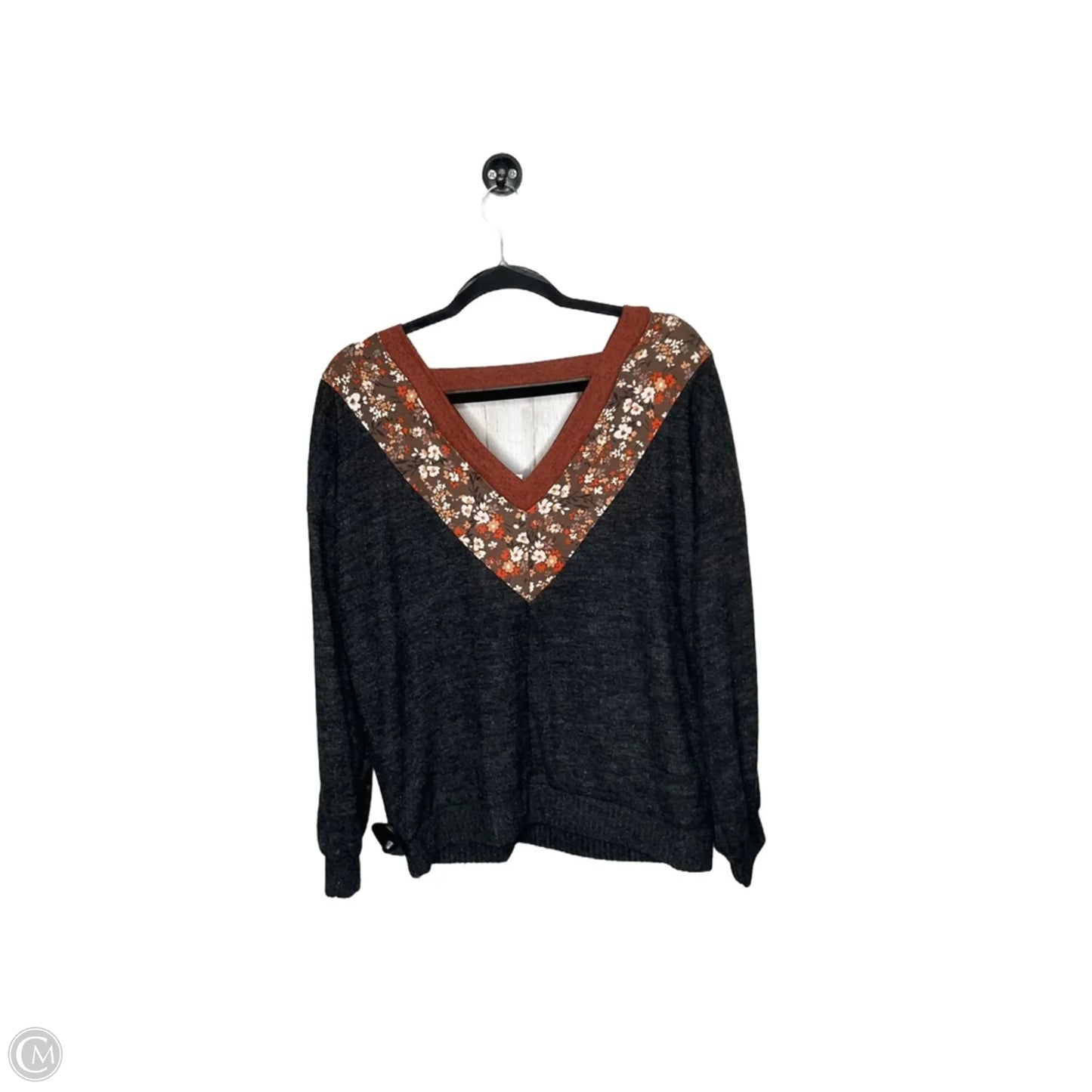 Sweater By Clothes Mentor In Grey, Size: M