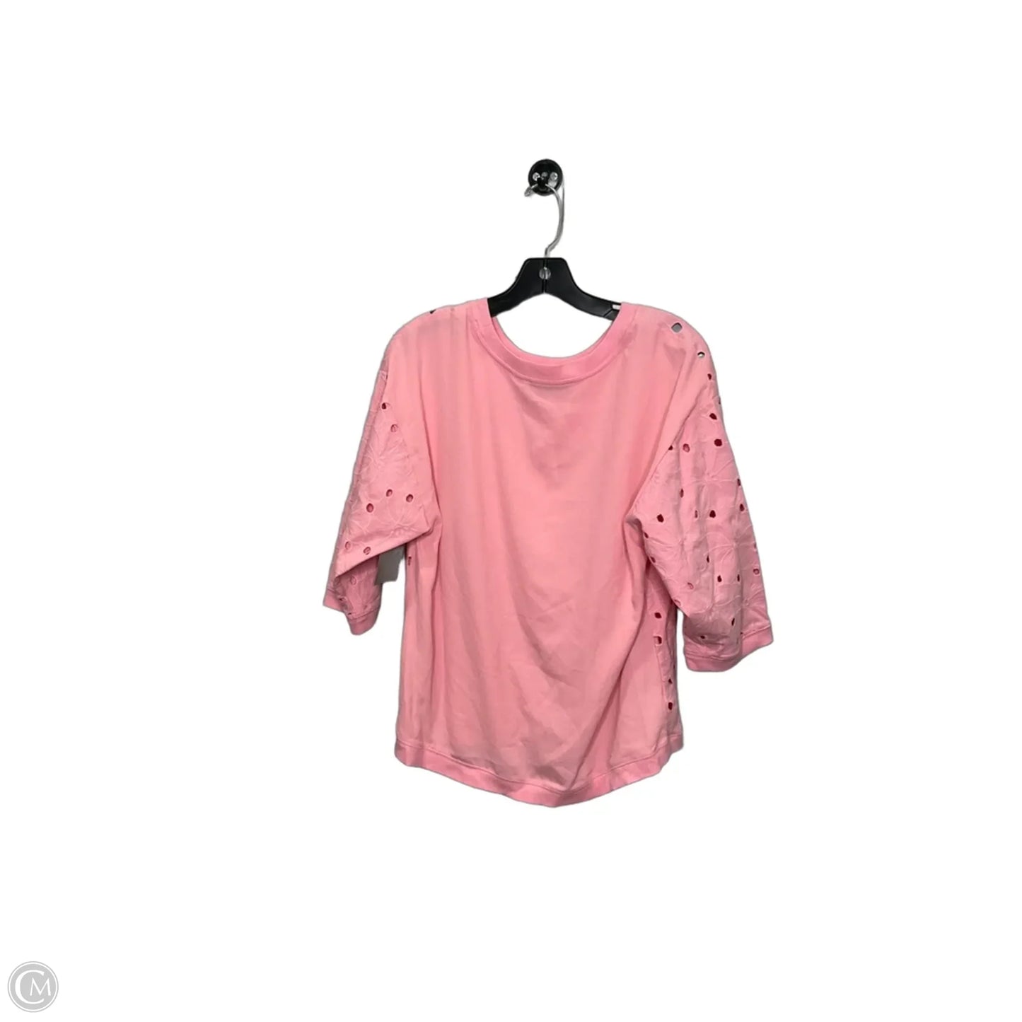 Top 3/4 Sleeve By Loft In Pink, Size: S