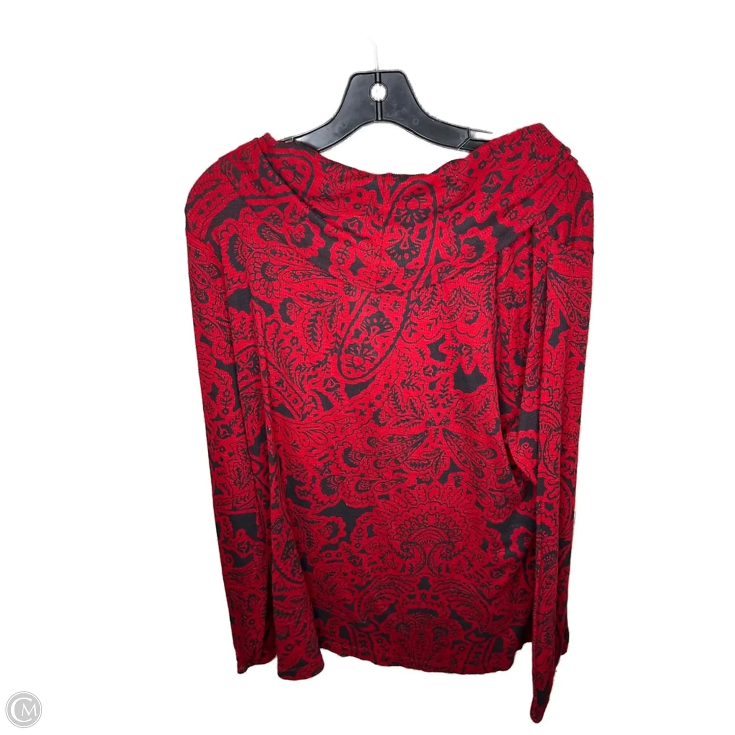 Top Long Sleeve By Soft Surroundings In Red, Size: Xl