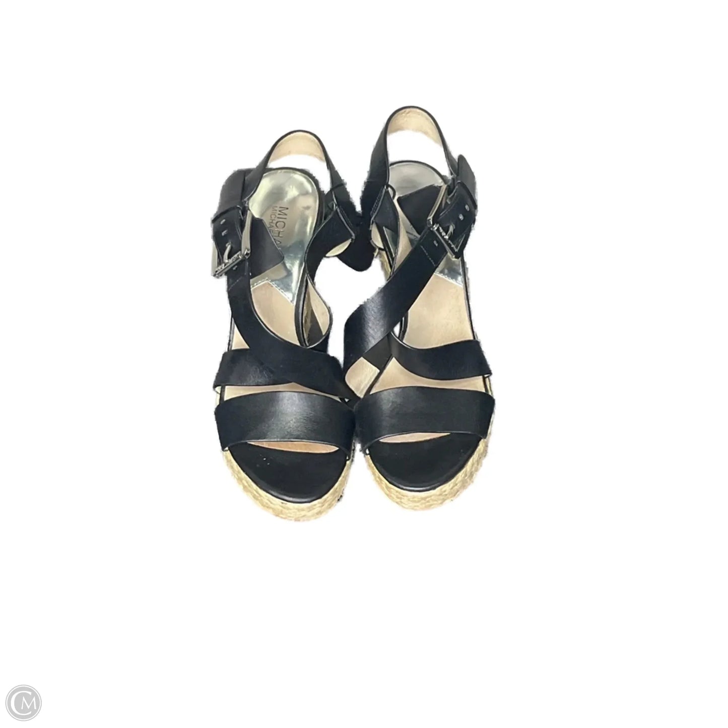 Sandals Designer By Michael Kors In Black, Size: 8