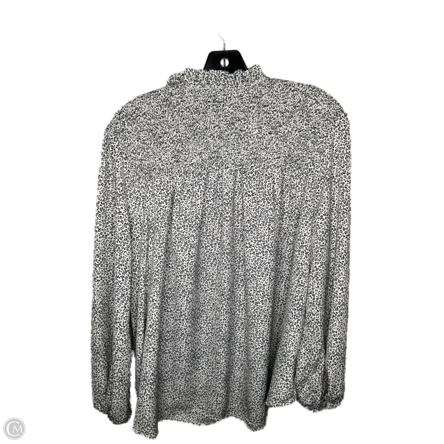 Top Long Sleeve By A Beautiful Soul In Animal Print, Size: 2x