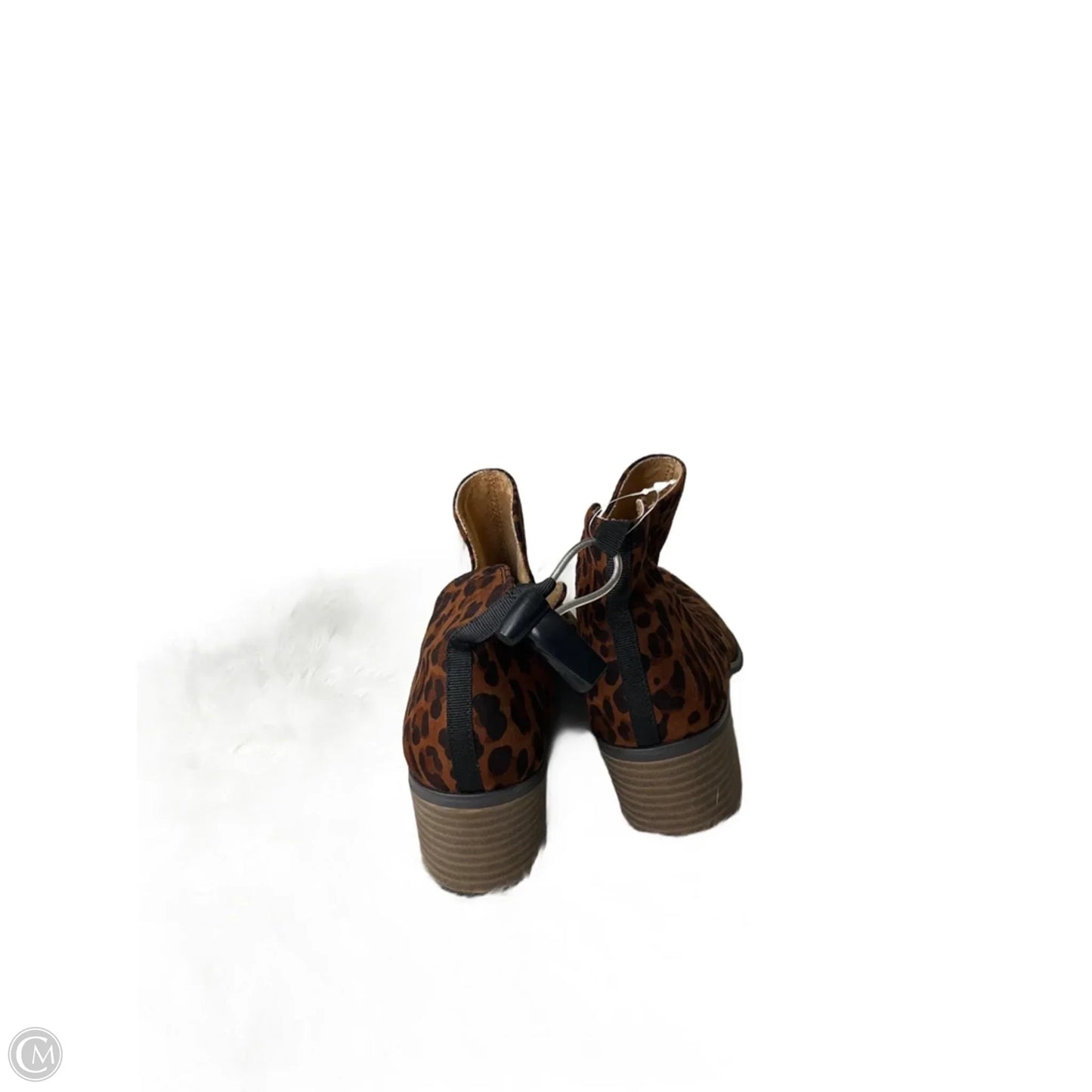 Boots Ankle Heels By Dr Scholls In Animal Print, Size: 9