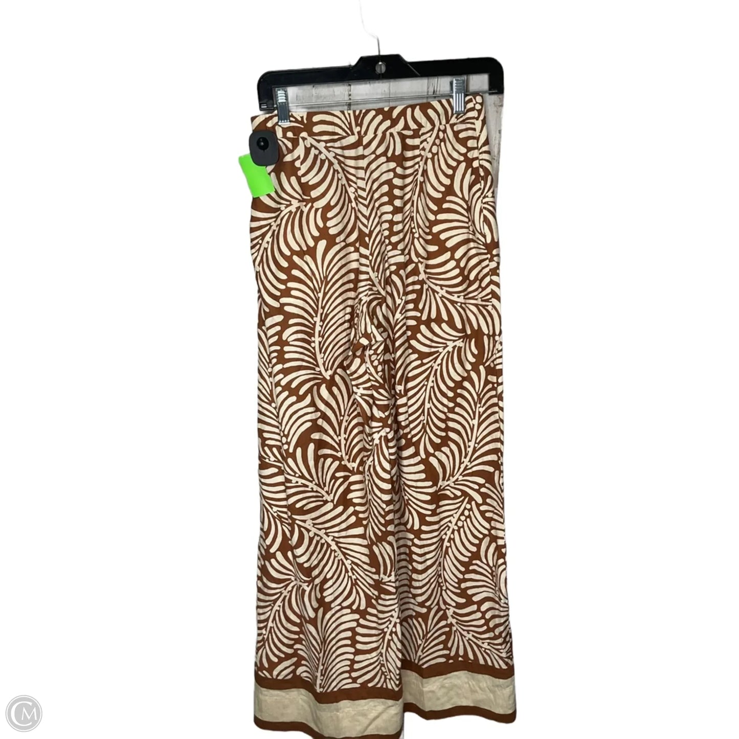 Pants Linen By H&m In Brown, Size: 2