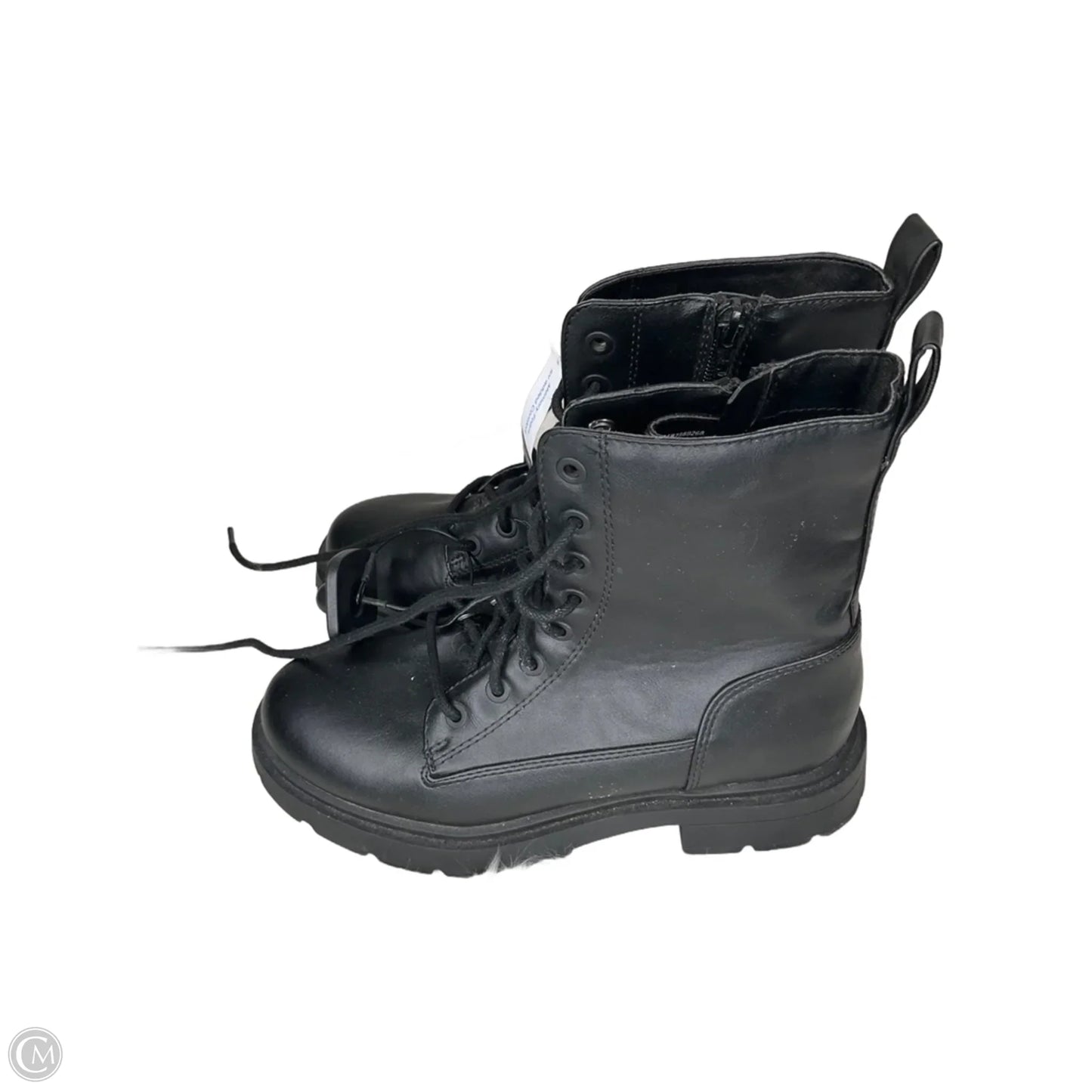 Boots Ankle Flats By Time And Tru In Black, Size: 7