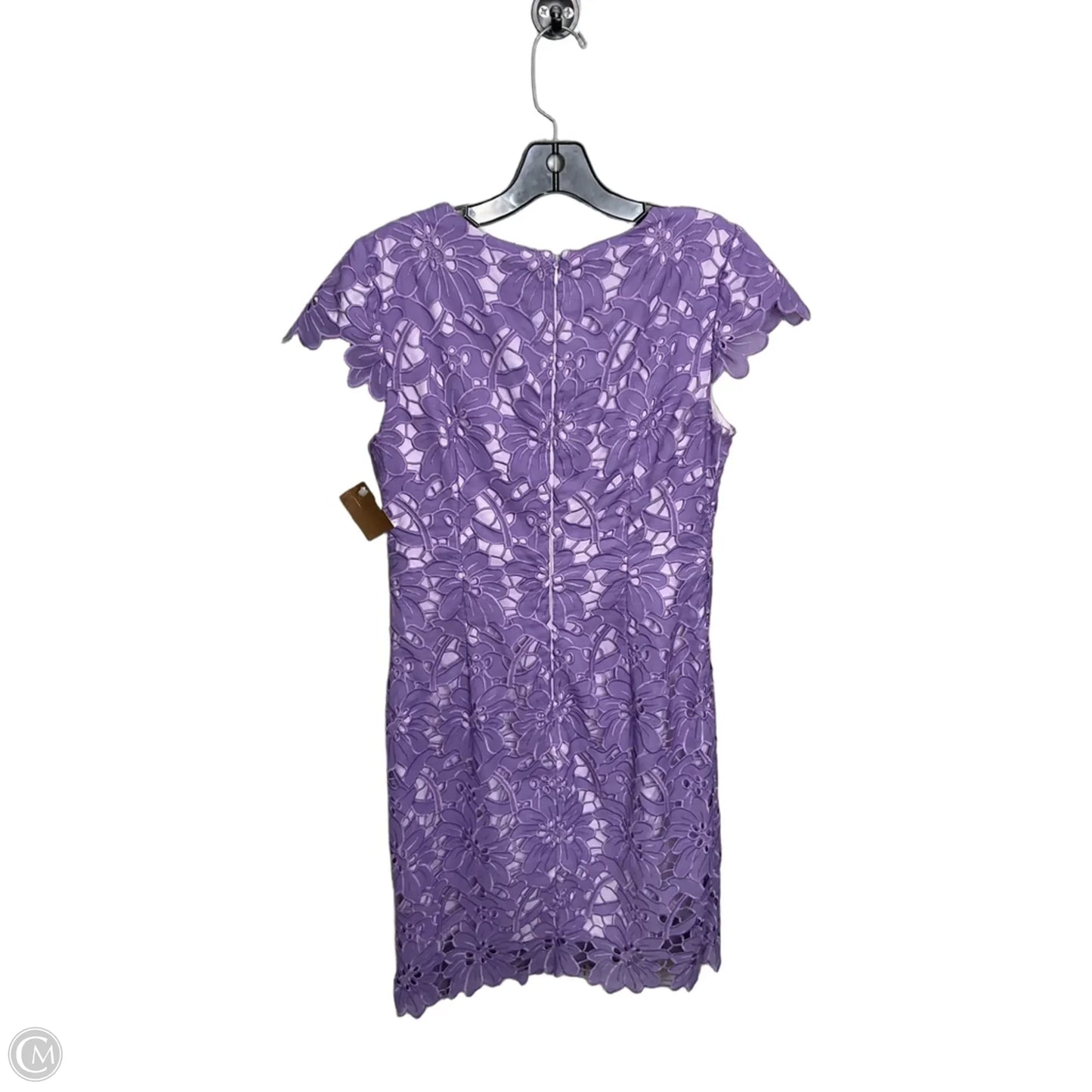 Dress Casual Midi By Badgley Mischka In Purple, Size: S