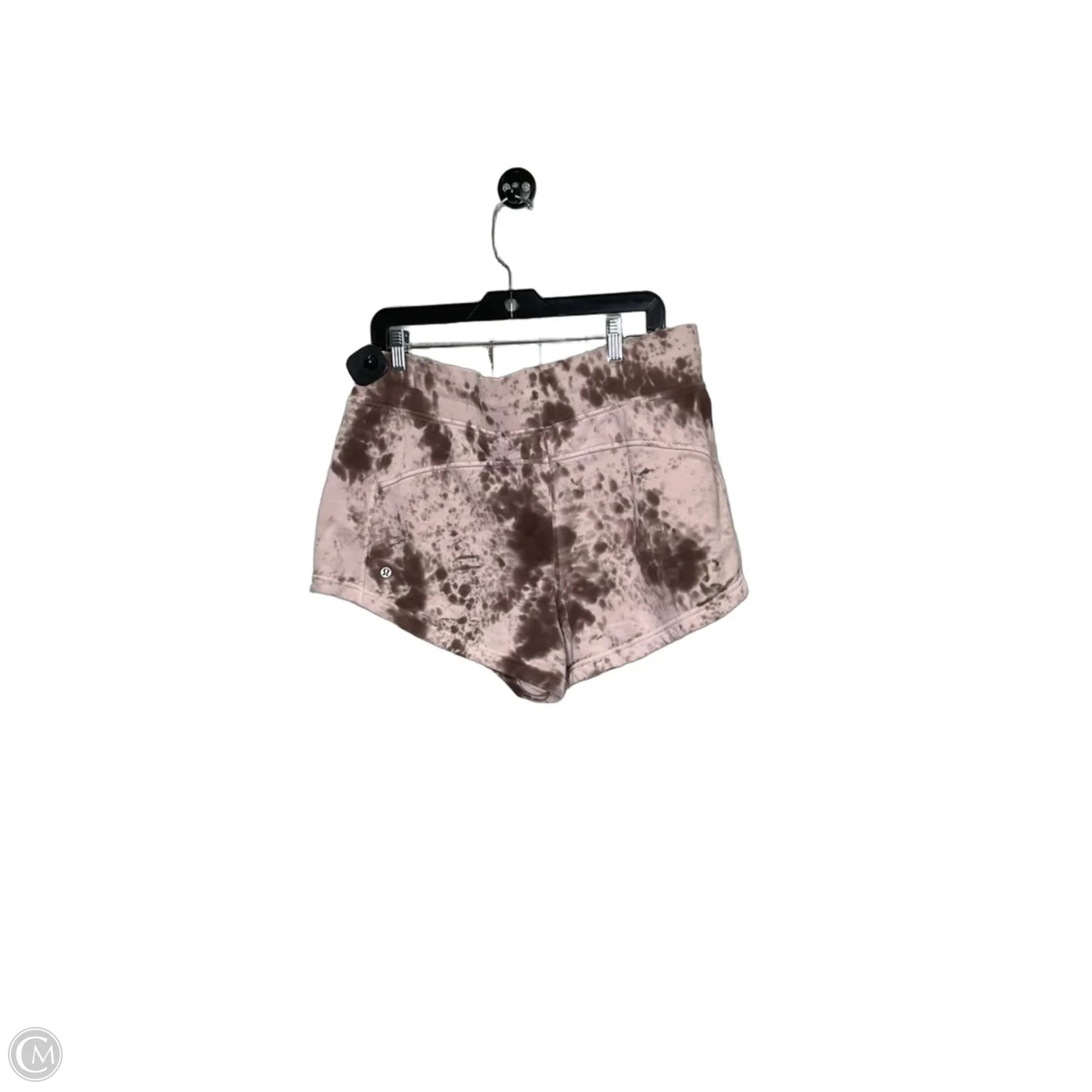 Athletic Shorts By Lululemon In Brown, Size: 12
