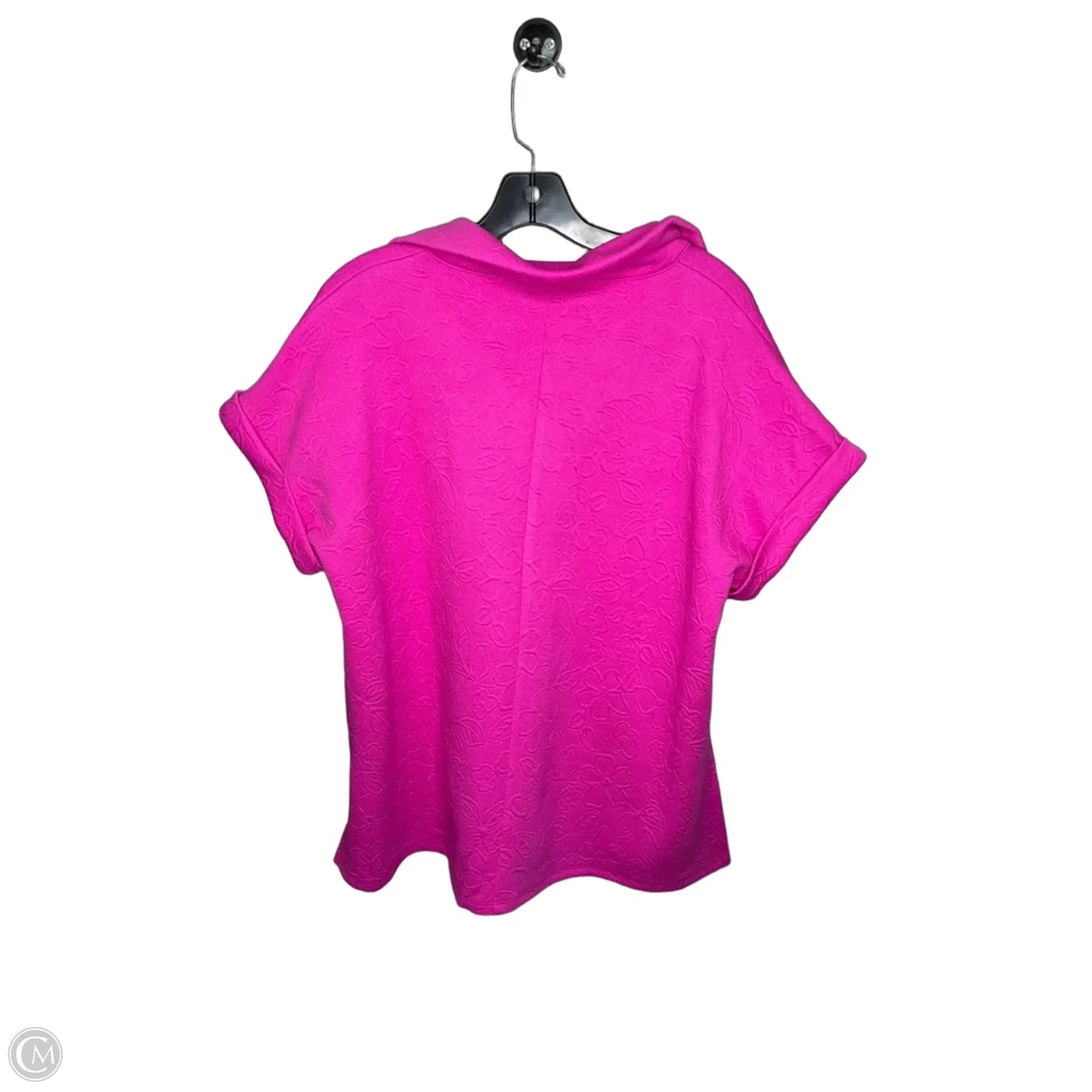 Top Short Sleeve By Dear Scarlett In Pink, Size: M