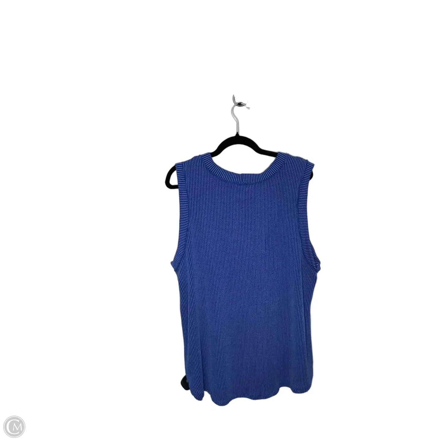 Top Sleeveless By Heimish Usa In Blue, Size: 3x