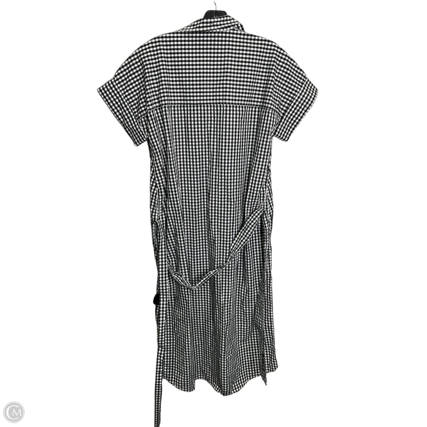 Dress Casual Midi By J. Crew In Checkered Pattern, Size: Xs