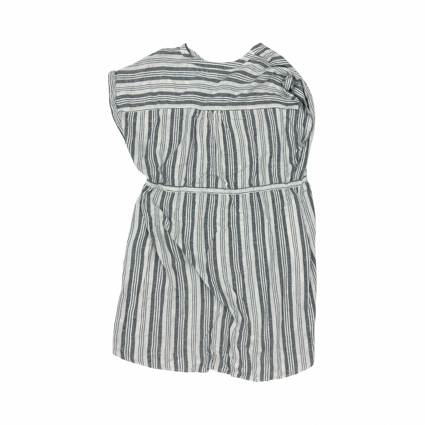 Dress Casual Midi By Time And Tru In Grey & White, Size:22