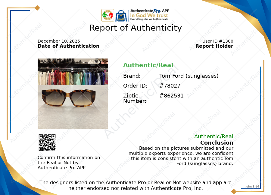 Sunglasses Luxury Designer By Tom Ford