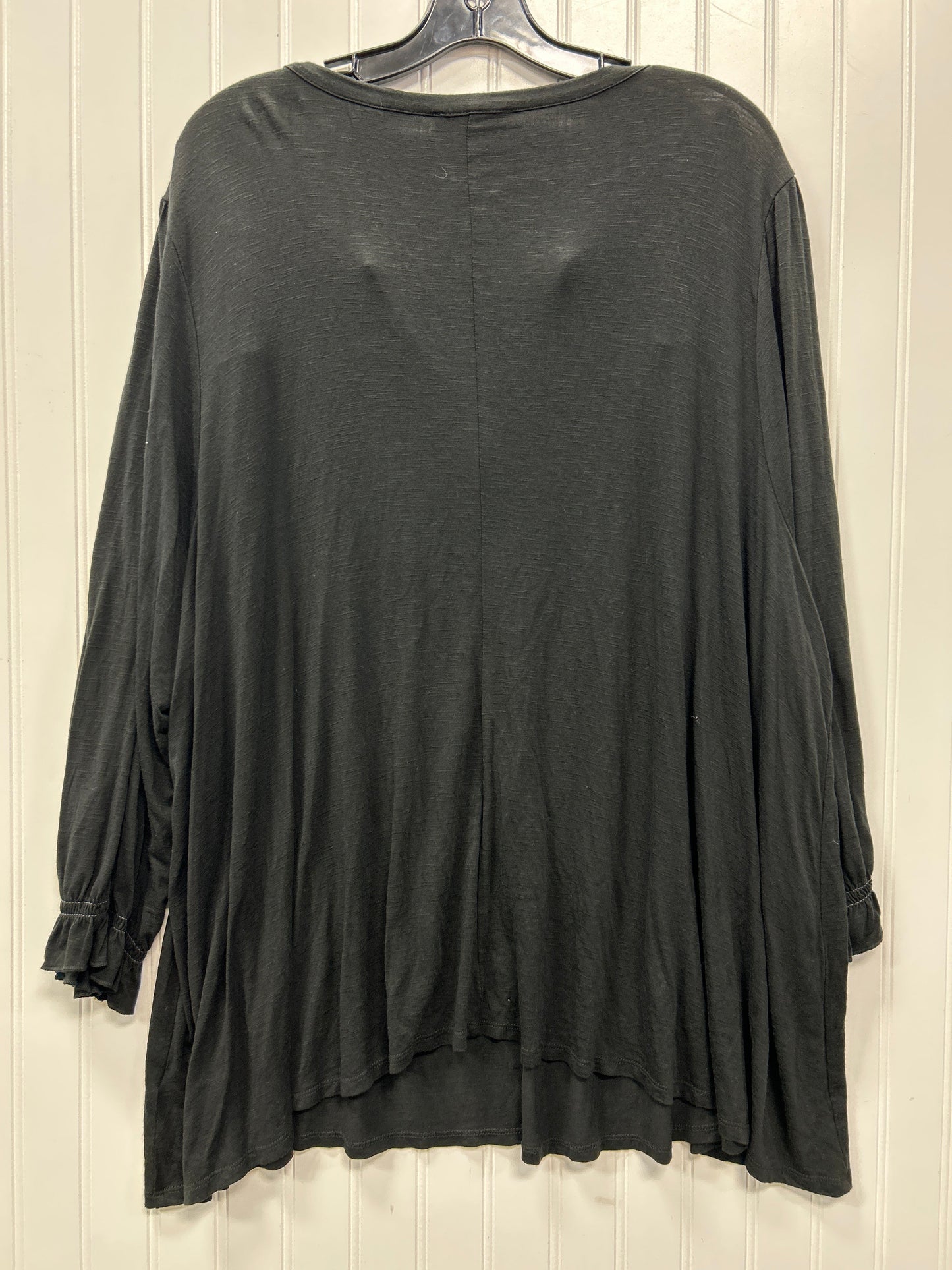 Top Ls By Lane Bryant In Black, Size:3X