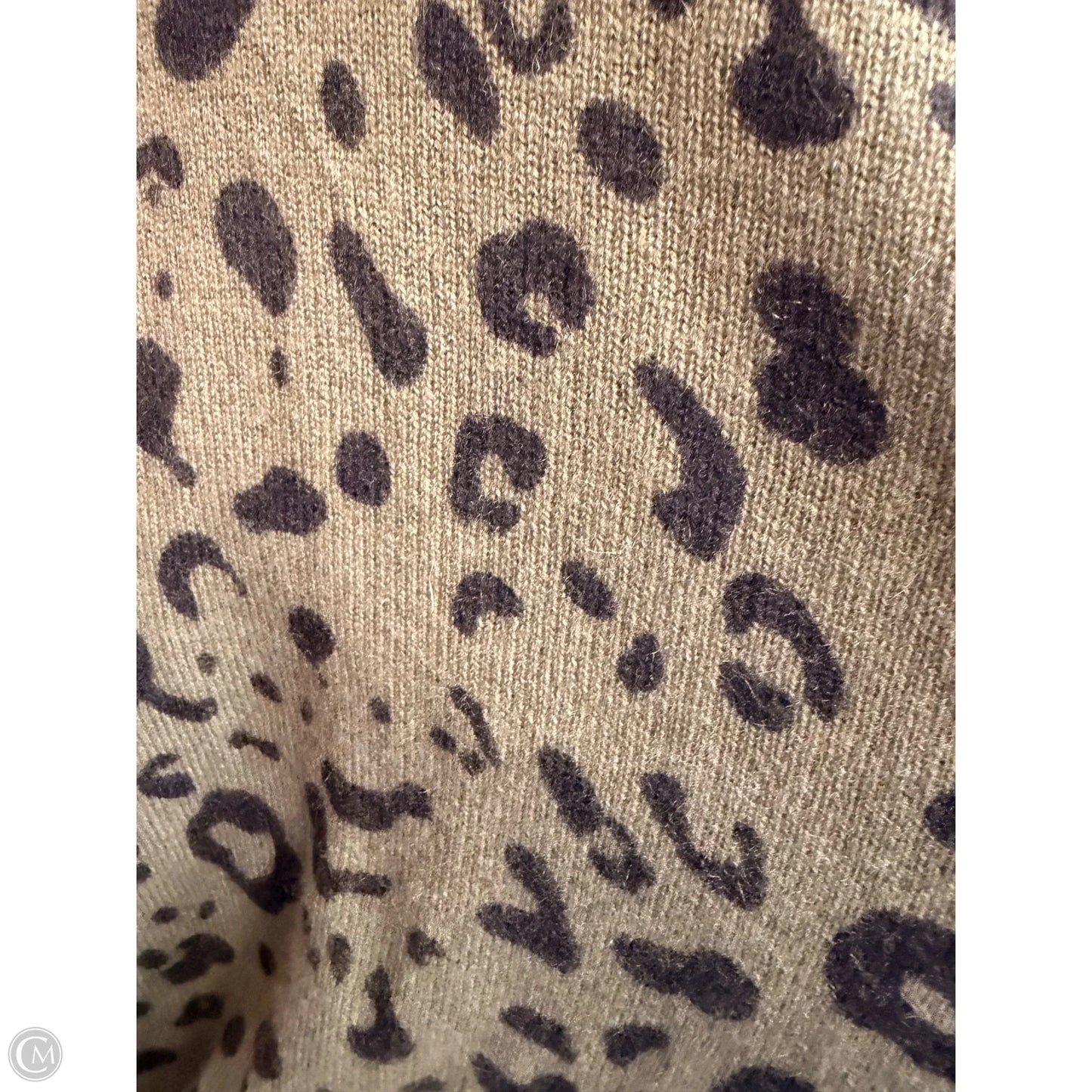 Sweater By Morgan Taylor In Animal Print, Size: L