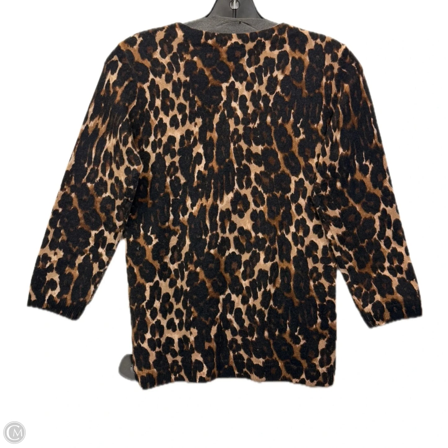 Sweater Cashmere By Talbots In Animal Print, Size: Sp