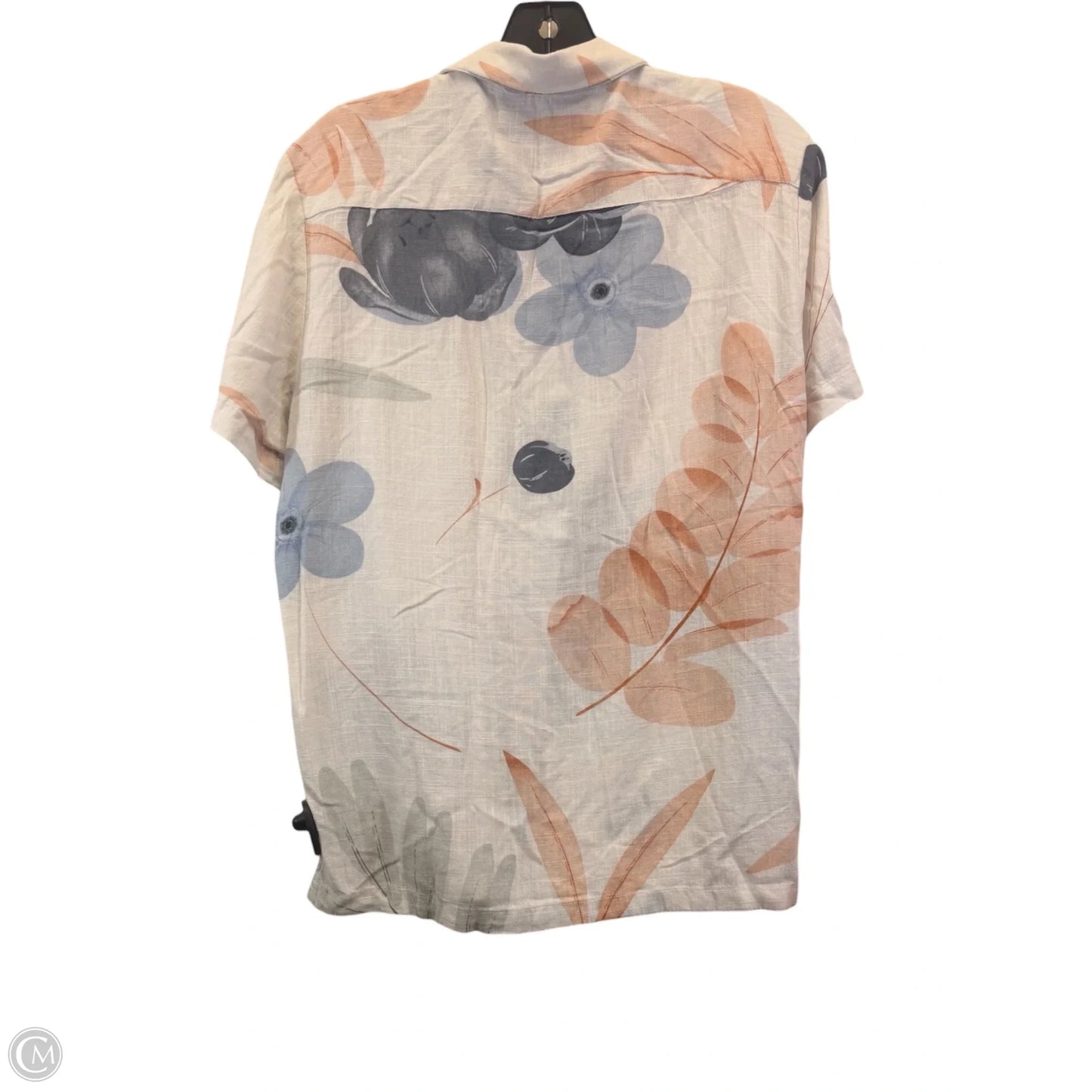 Top Short Sleeve By Porter & Ashs In Floral Print, Size: S