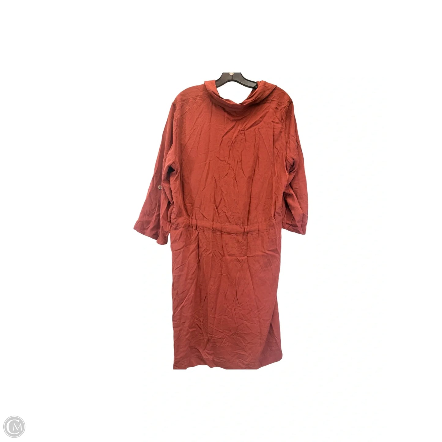 Dress Casual Midi By Ana In Brown, Size: Xl