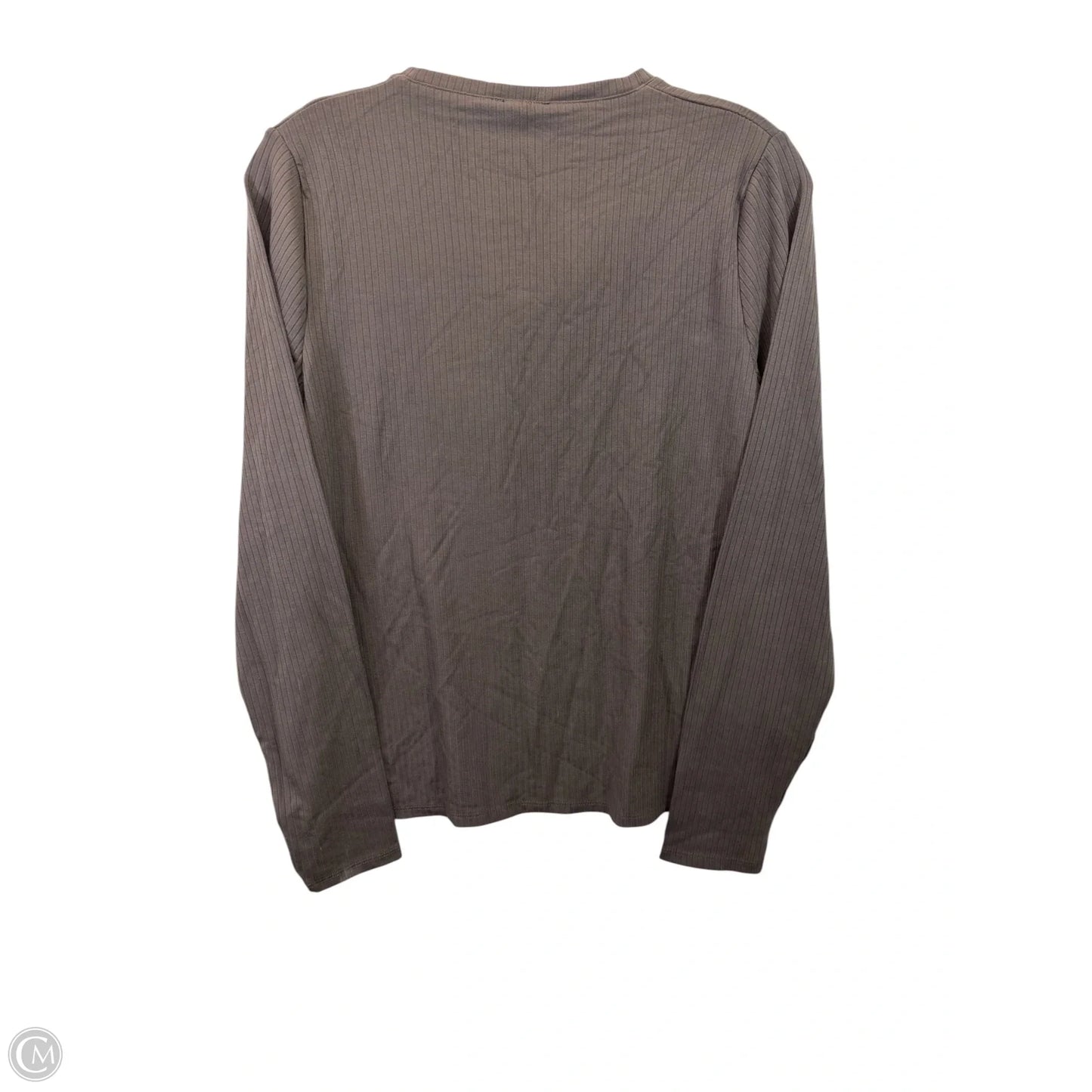 Top Long Sleeve By Splendid In Brown, Size: M