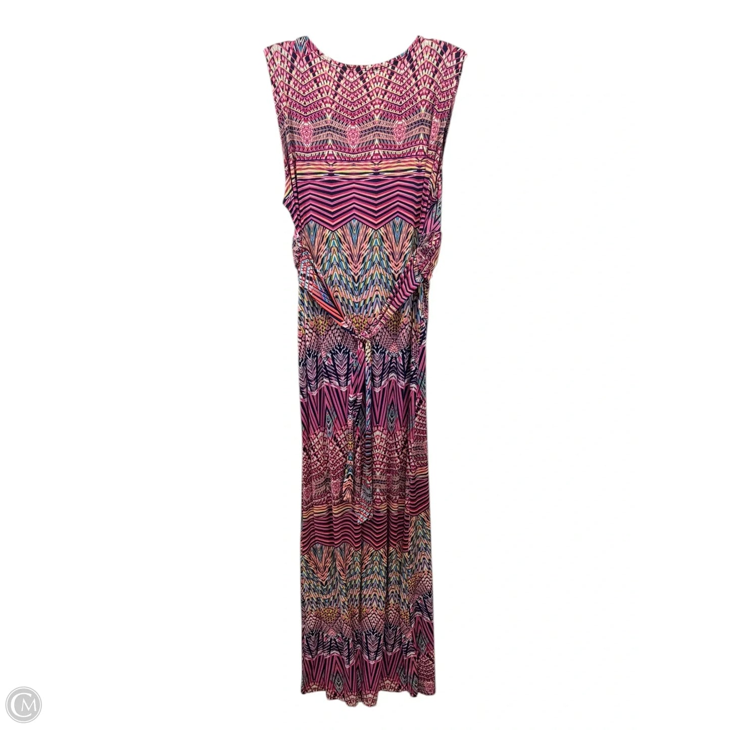 Dress Casual Maxi By Maille Demoiselle In Blue & Purple, Size: L