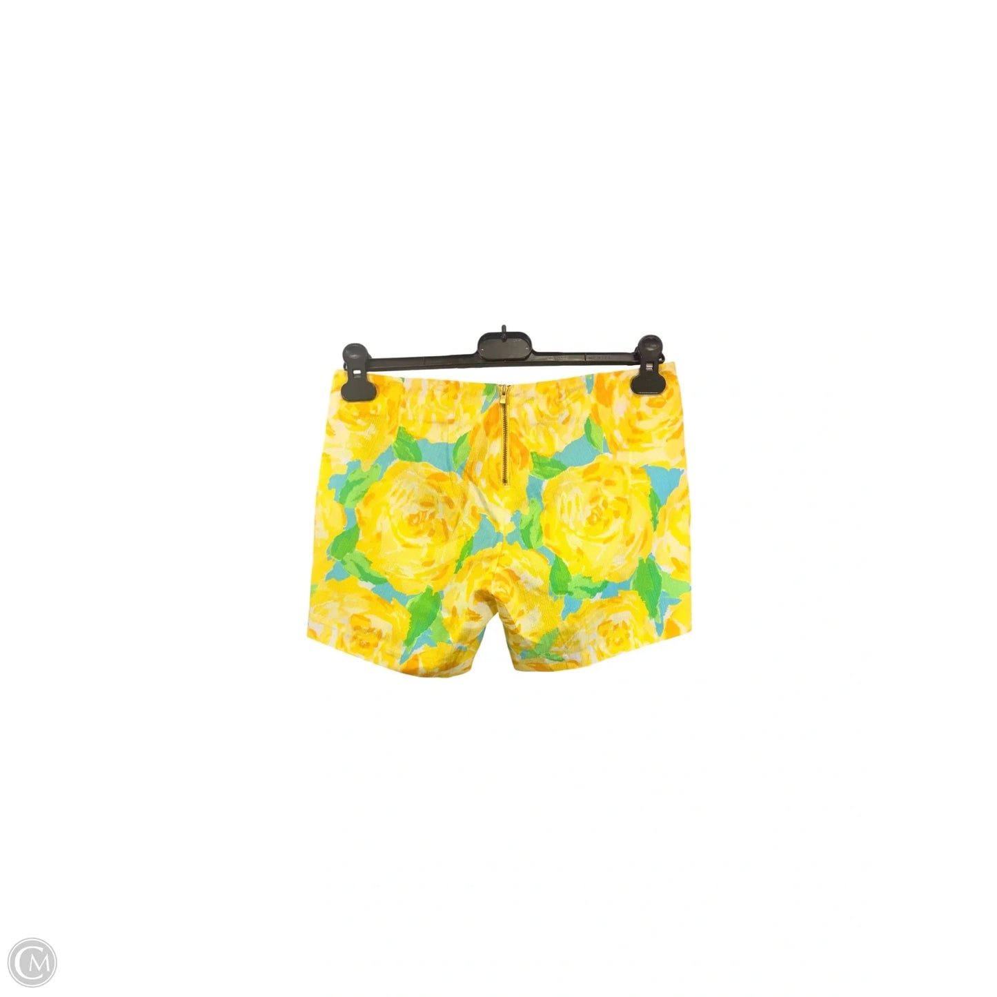 Shorts Designer By Lilly Pulitzer In Blue & Yellow, Size: 2
