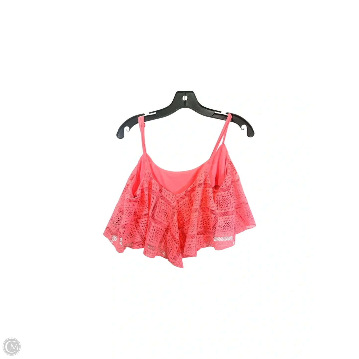 Top Sleeveless By Material Girl In Coral, Size: L