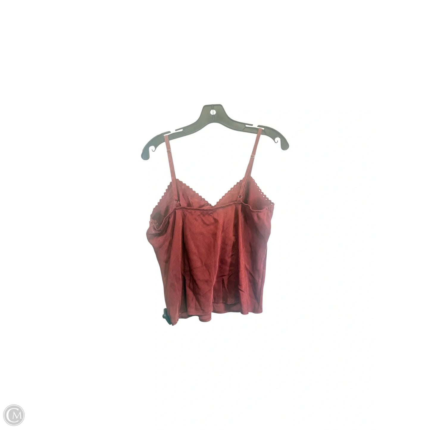 Tank Top By No Boundaries In Maroon, Size: L