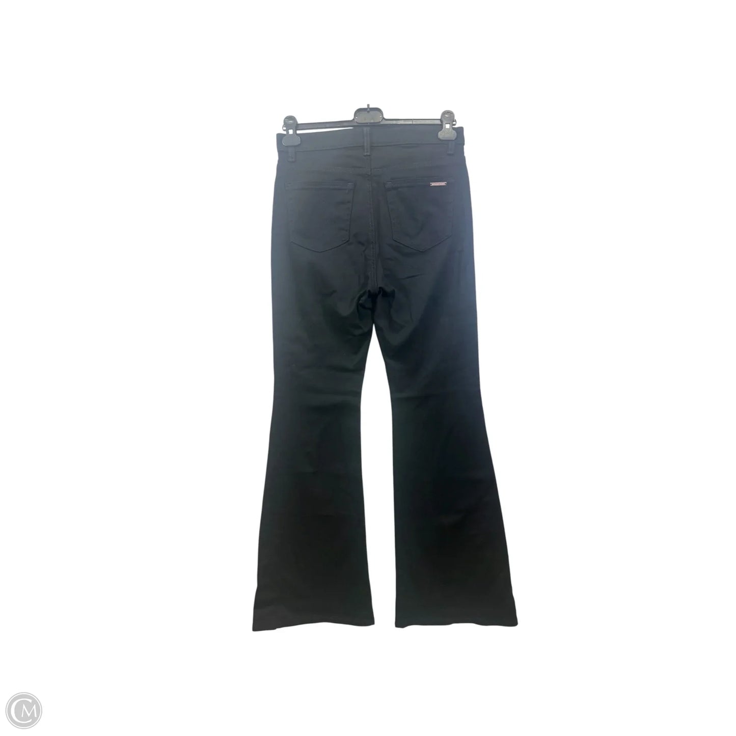 Jeans Flared By Michael By Michael Kors In Black & Silver, Size: 8