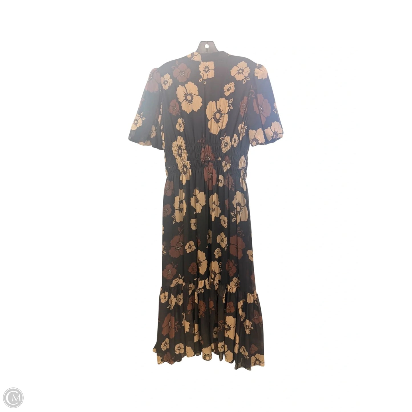 Dress Casual Maxi By Taylor In Black & Brown, Size: M