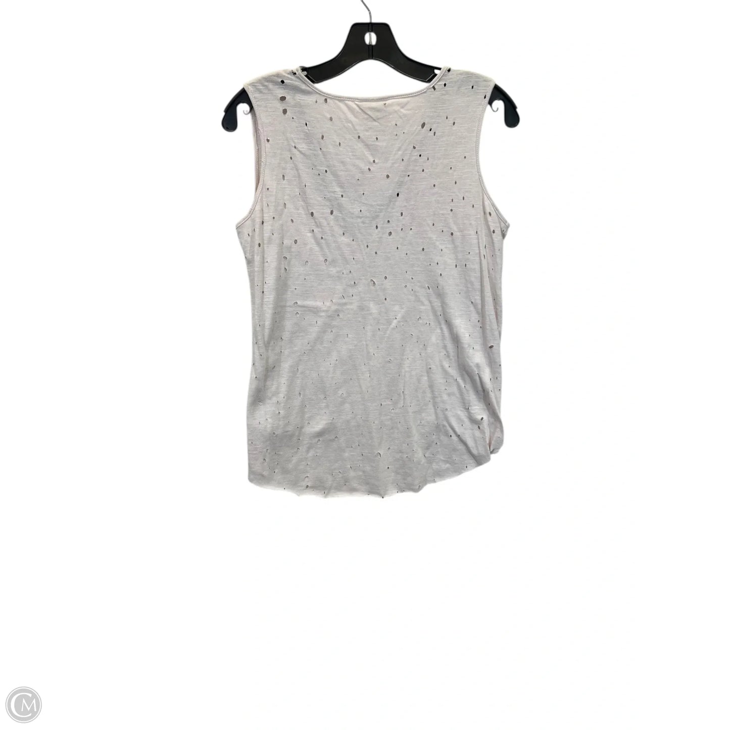 Top Sleeveless By Hip In Black & Pink, Size: S