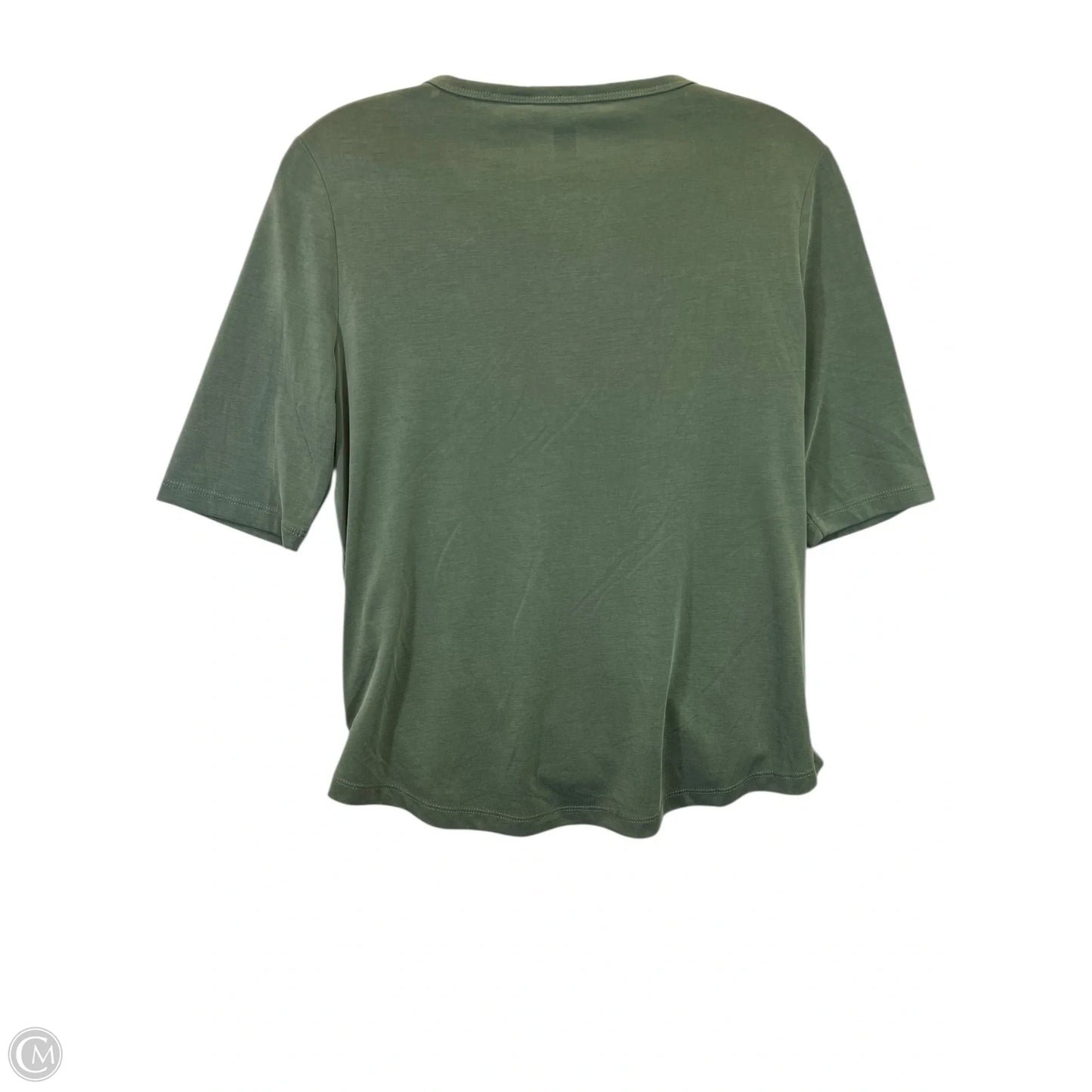 Top Short Sleeve By Banana Republic In Green, Size: Sp
