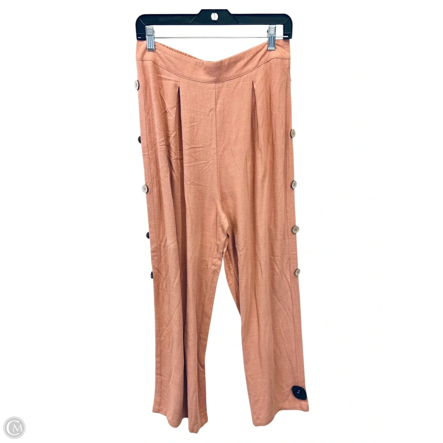 Pants Suit 2pc By New In In Peach, Size: L
