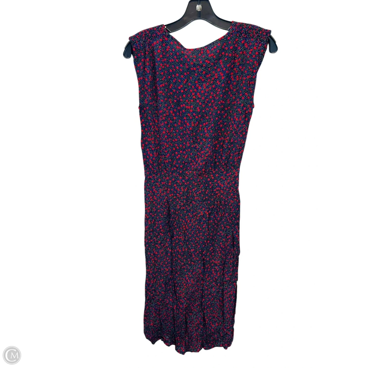 Dress Casual Midi By Gap In Blue & Red, Size: Xs