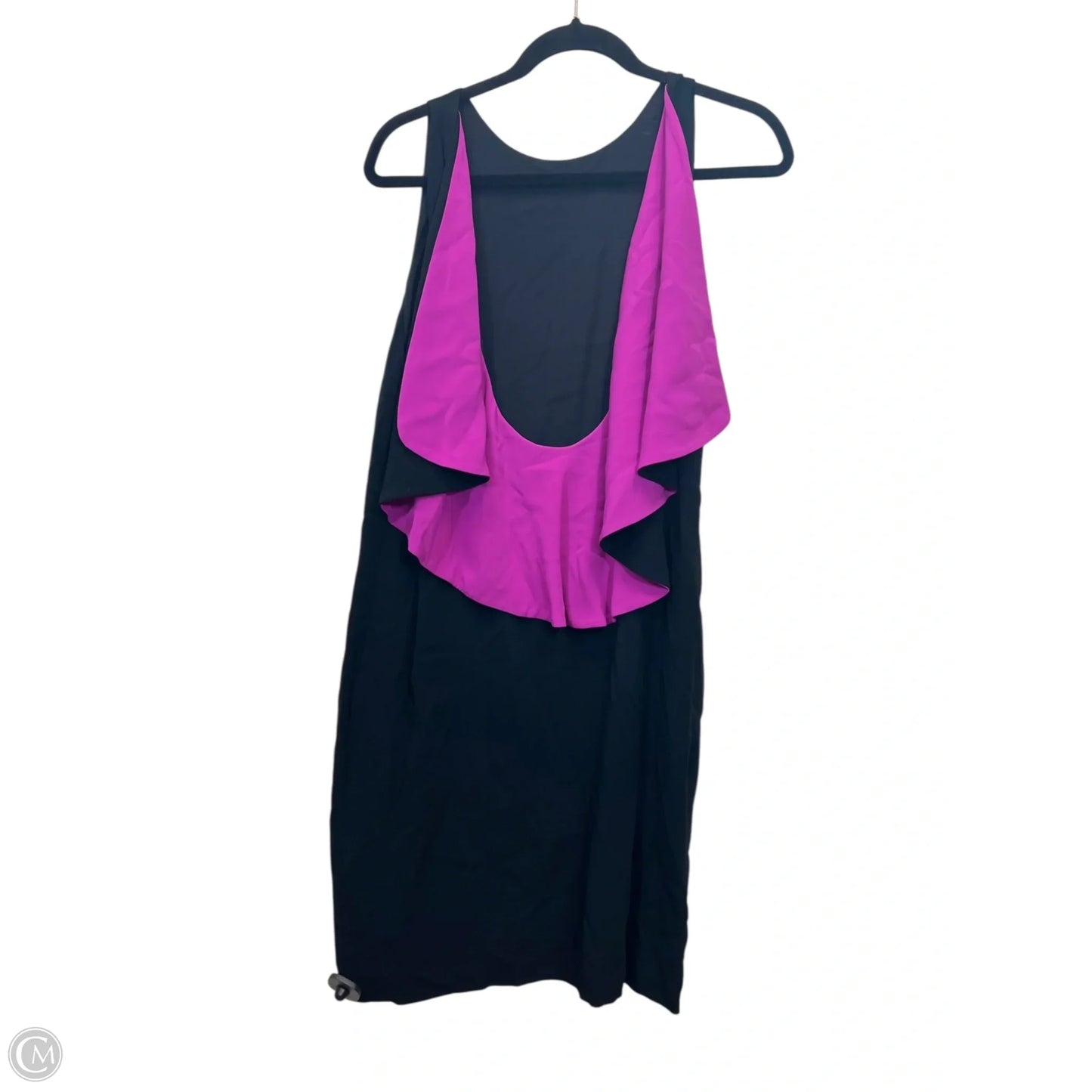 Dress Designer By Ralph Lauren Black Label In Black & Purple, Size: 14