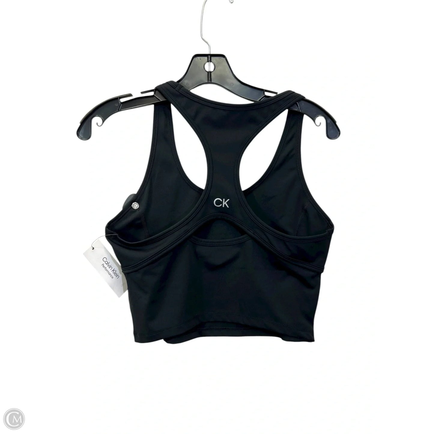 Athletic Bra By Calvin Klein Performance In Black, Size: M