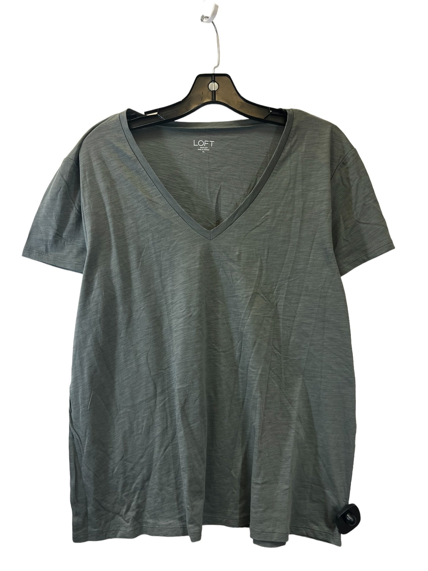 Top Short Sleeve Basic By Loft  Size: Xl