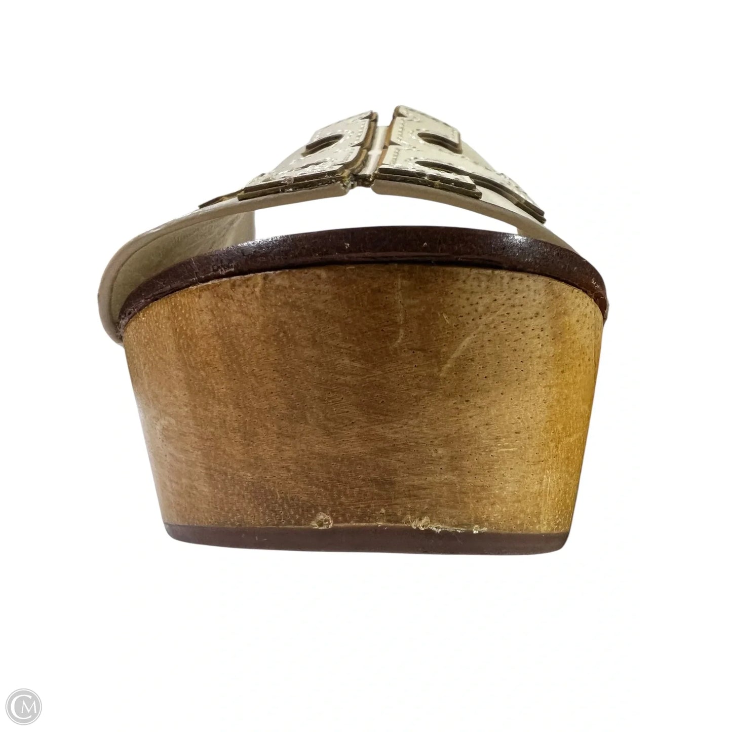 Sandals Designer By Tory Burch In Beige, Size: 9.5