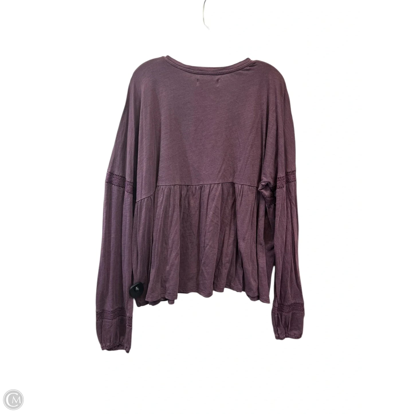 Top Long Sleeve By Lucky Brand In Purple, Size: 2x