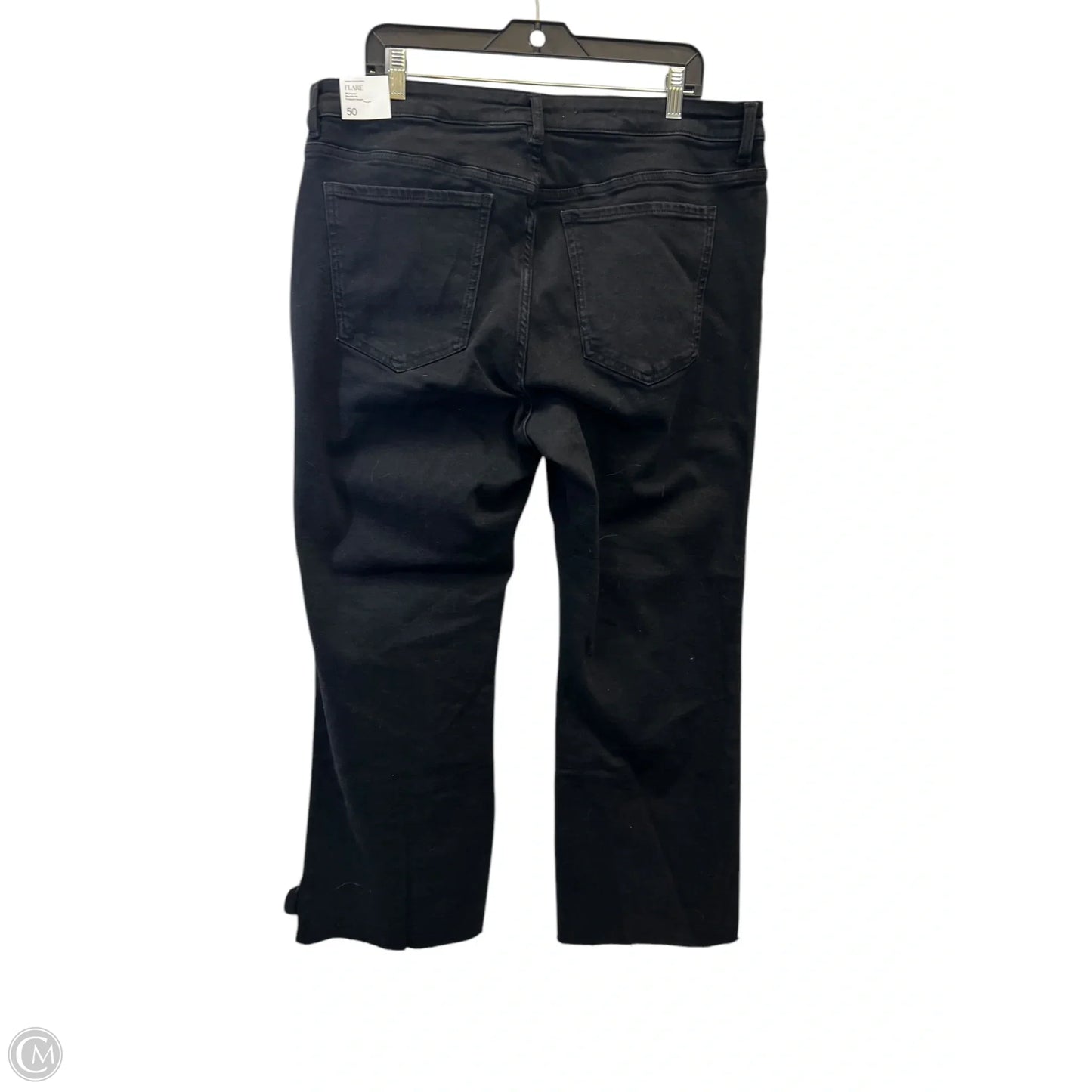 Jeans Flared By Mng In Black, Size: 18