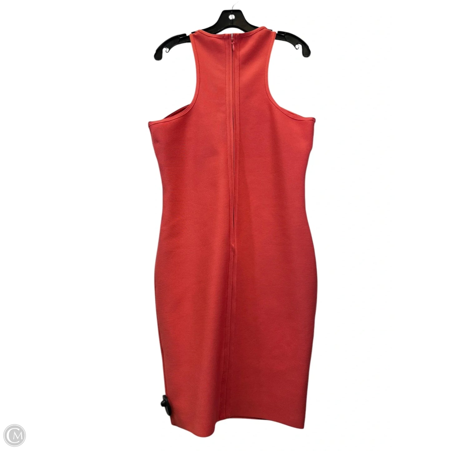 Dress Casual Midi By Bebe In Peach, Size: Xl