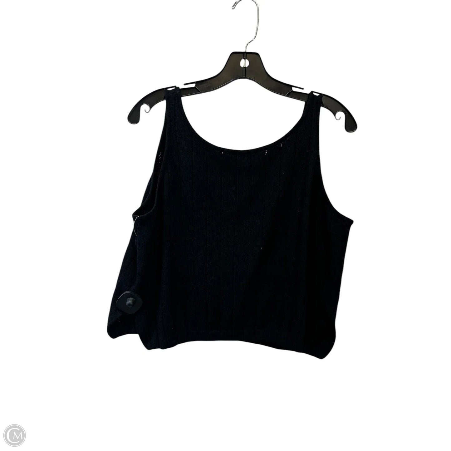 Top Sleeveless Designer By St John Collection In Black, Size: M