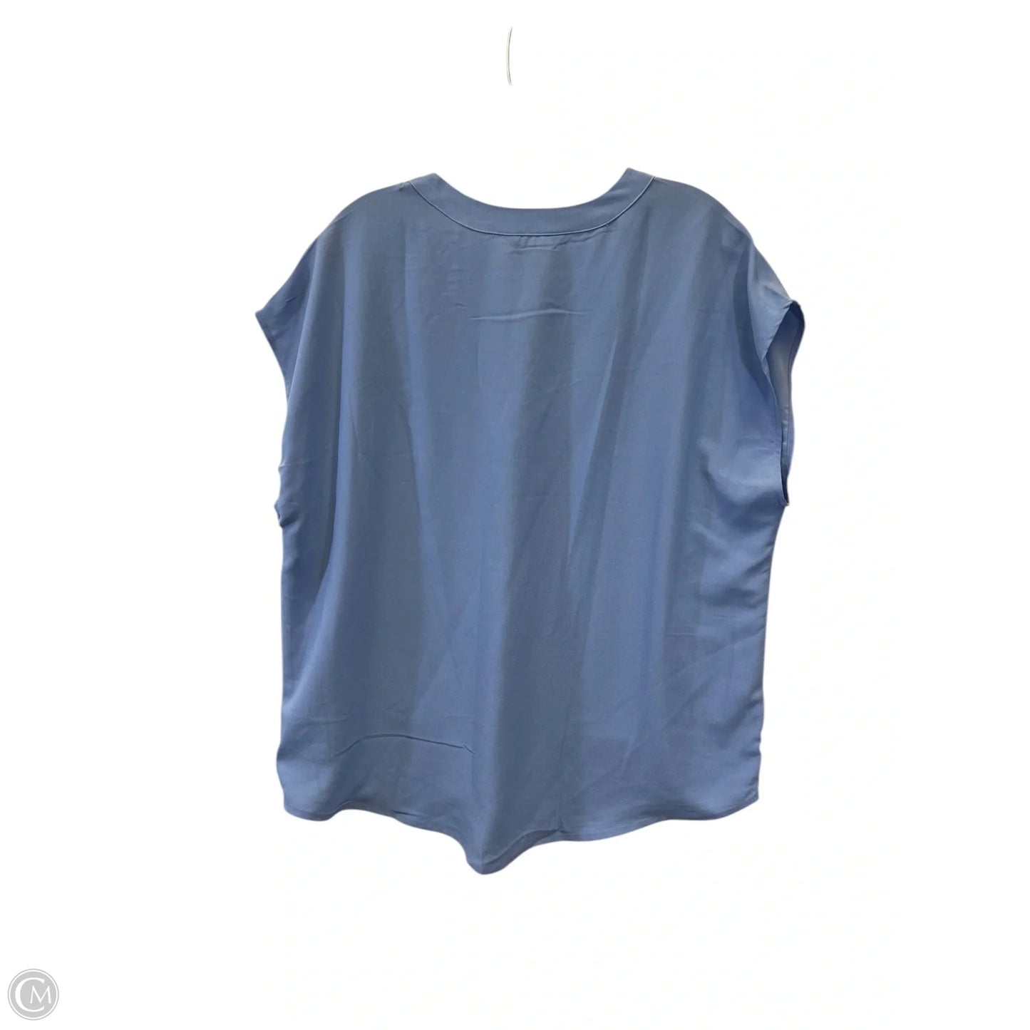 Top Short Sleeve By Banana Republic In Blue, Size: L